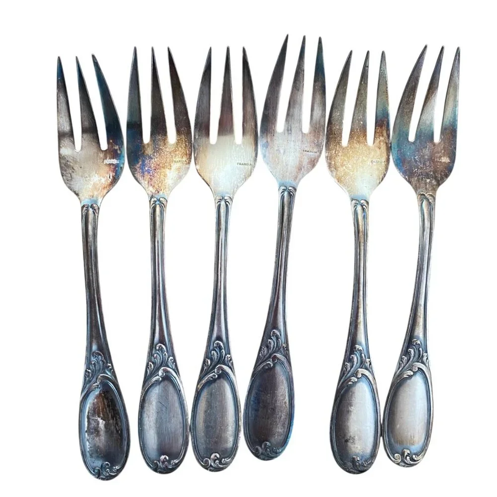 Plata Lappas‎ Flatware Set France Scroll Design 61 pieces Inox Stainless Steel